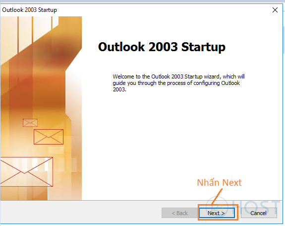 Hướng dẫn tích hợp Mail vào Microsoft Outlook 2003 - Tài liệu 123Host
