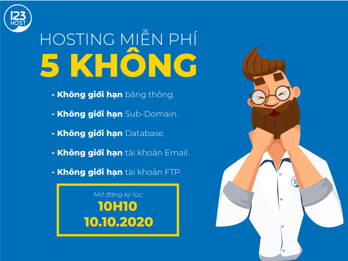 Hosting Miễn Phí - Free Hosting - Free Host Tại Việt Nam - 123Host