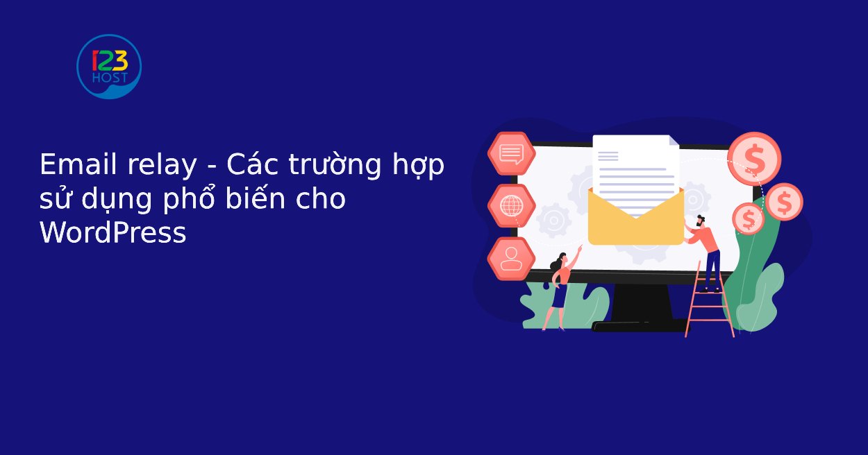 Email relay - Các trường hợp sử dụng phổ biến cho WordPress